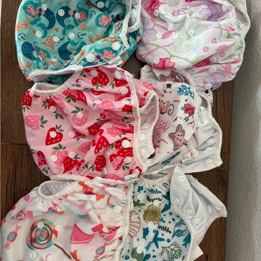 Colorful Toddler Reusable Swim Diapers